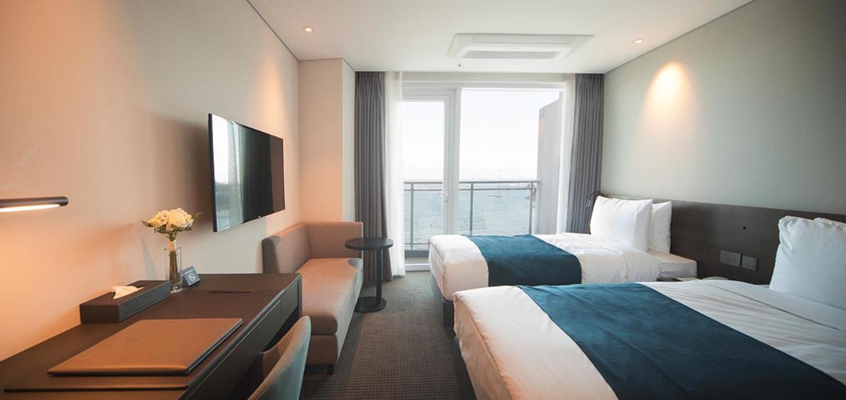 Hotel Grab The Ocean Songdo Busan Esterno foto