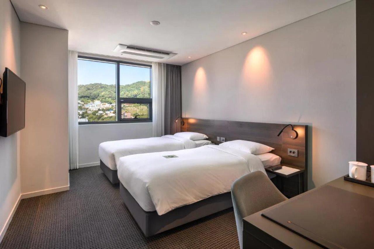 Hotel Grab The Ocean Songdo Busan Esterno foto