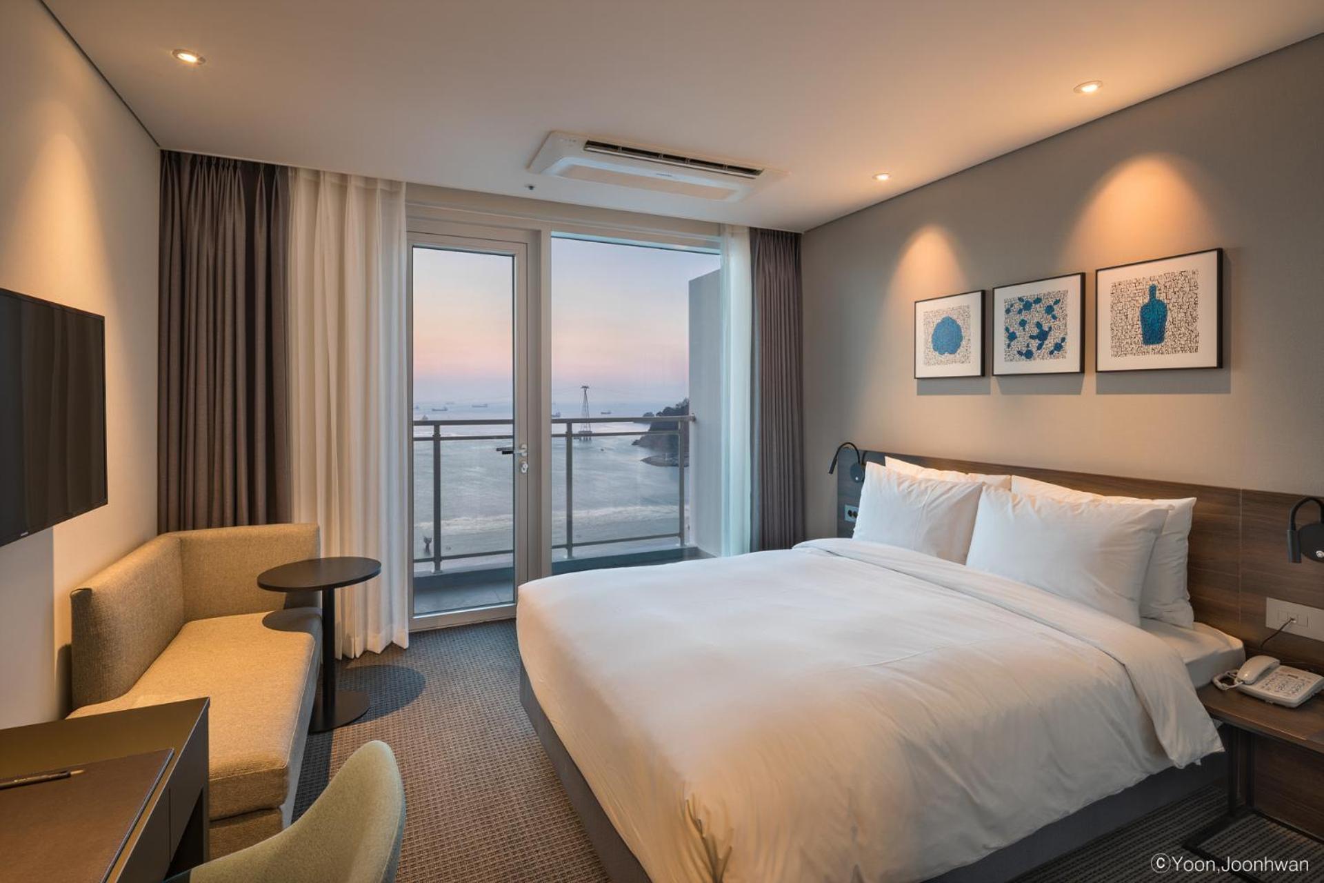 Hotel Grab The Ocean Songdo Busan Esterno foto