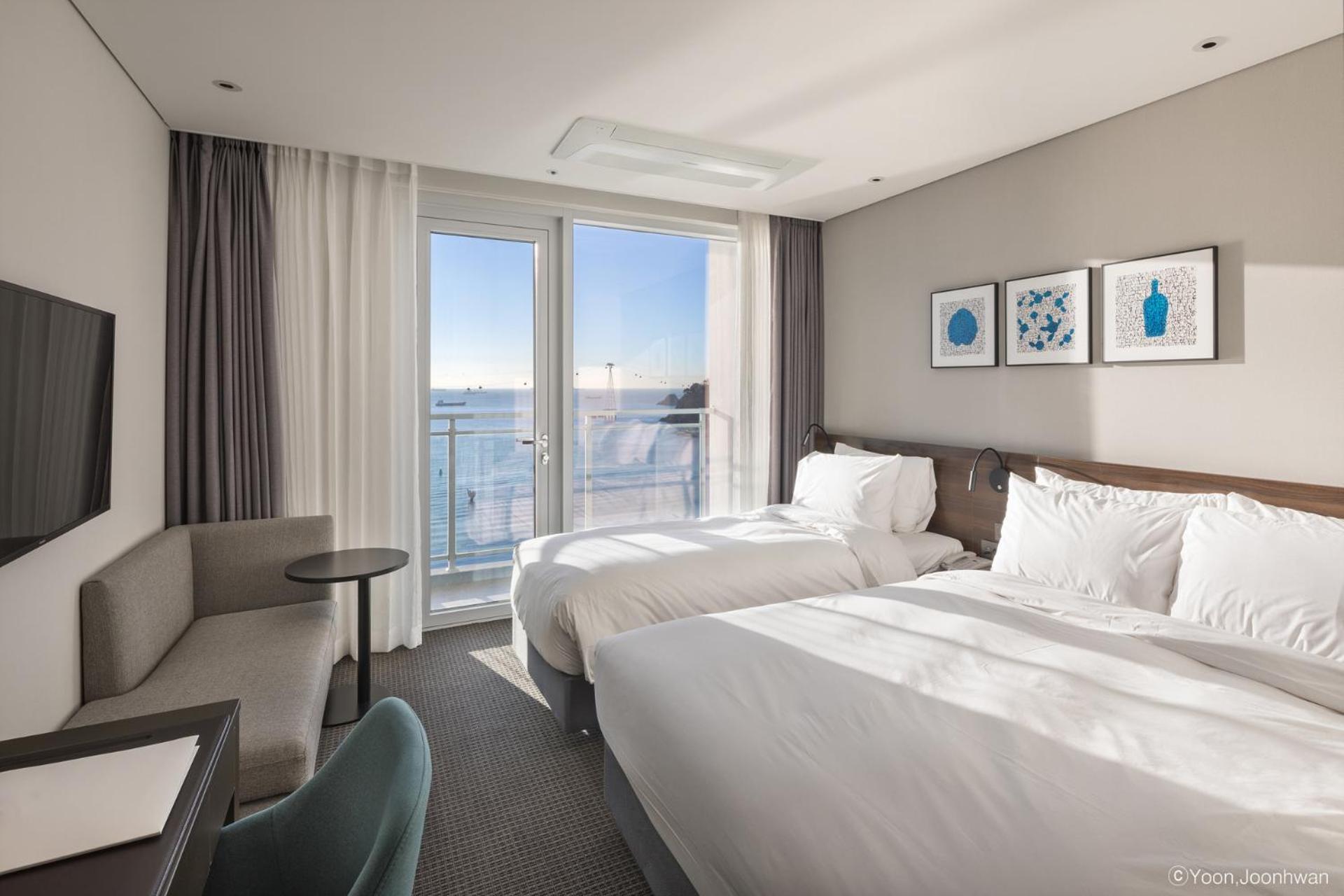 Hotel Grab The Ocean Songdo Busan Esterno foto